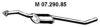 OPEL 852863 Front Silencer